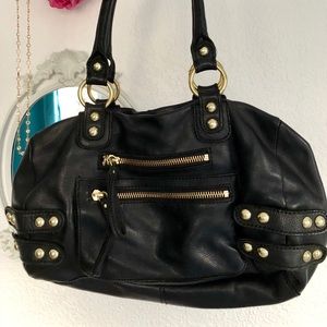 Linea Pelle black leather purse